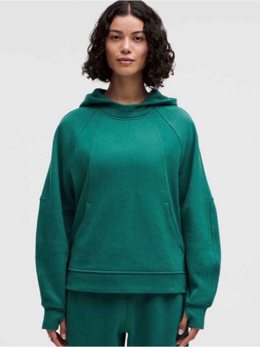 Lululemon NWT Scuba Oversized Side-Slit Hoodie- TIDEWATER TEAL